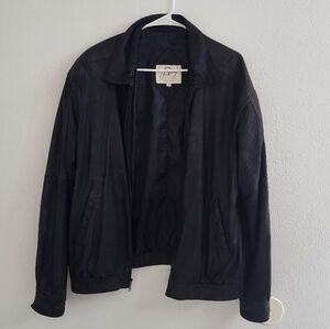 Remy Leather Vintage Bomber Jacket